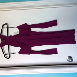 Forever 21 Fitted Ruffle Bare Shoulder Dress S